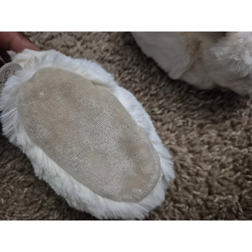 Ivory Bunny Booties Doudou et Compagnie